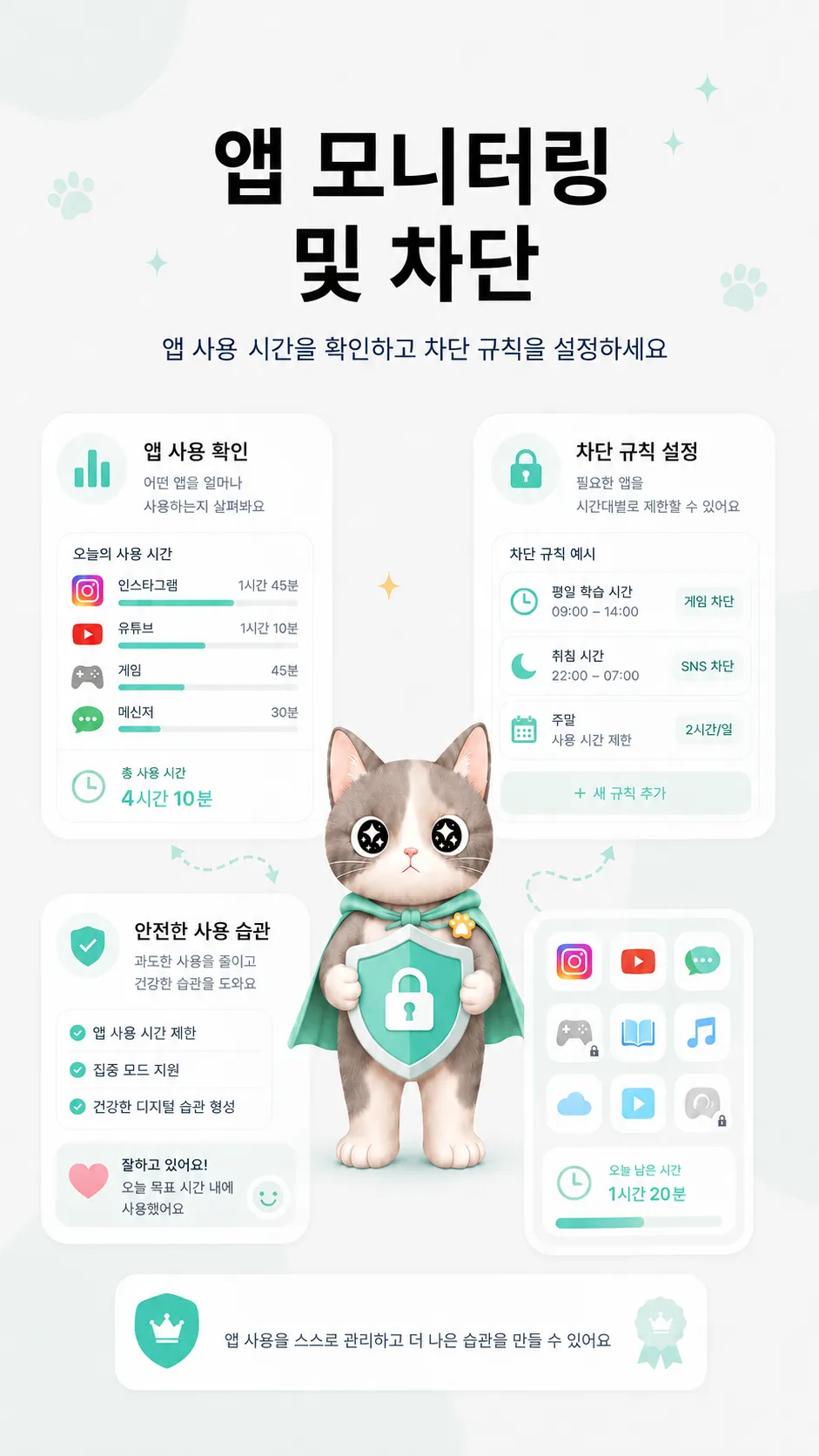앱 모니터링과 차단 온보딩