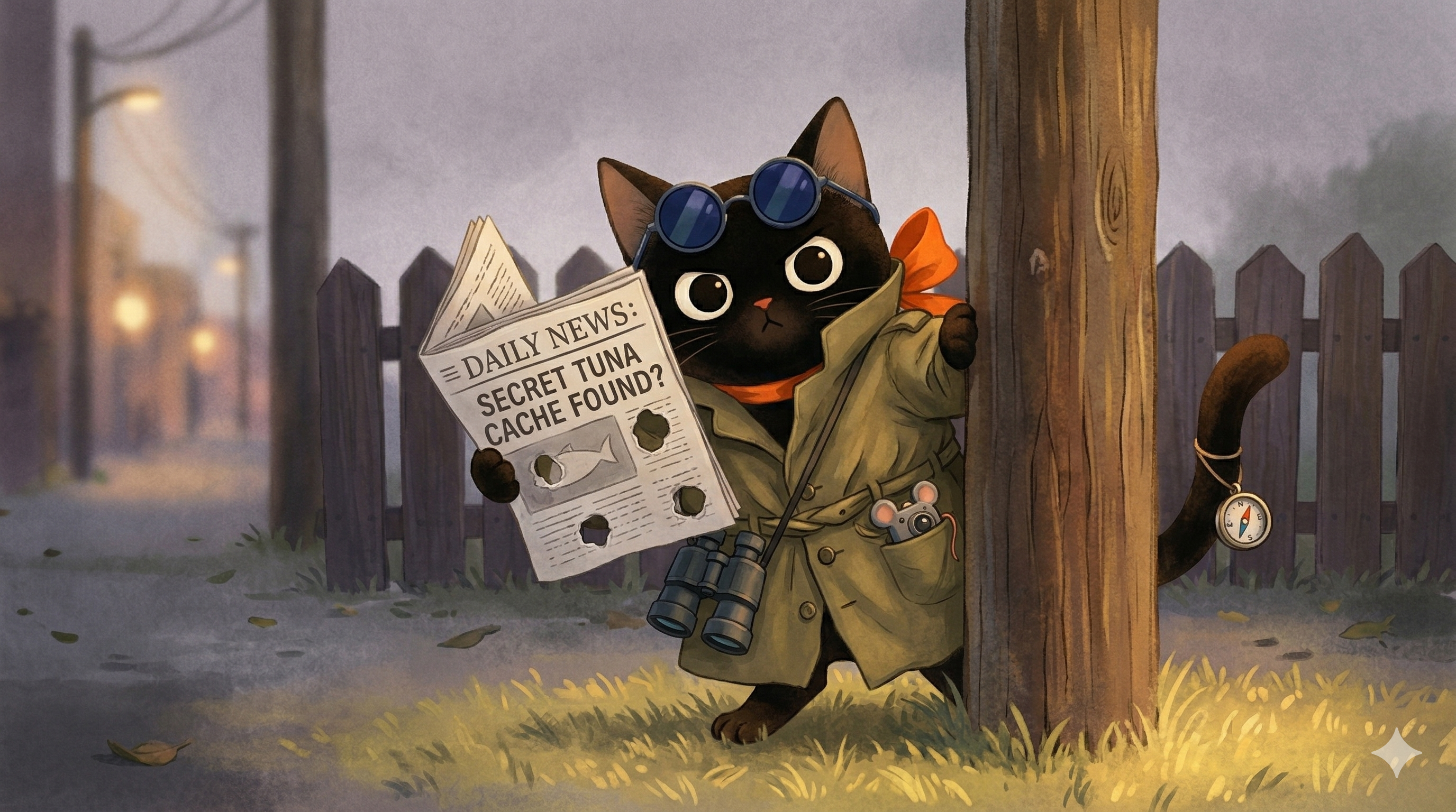 평안하고 아늑한 풍경 일러스트